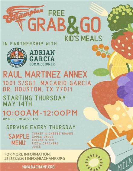 Free grab and go meals 